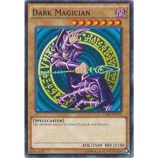 [ Dưa Hấu Yugioh ] Lá bài thẻ bài Phù thủy áo đen Dark Magician - Tặng bọc bài nhựa bảo quản