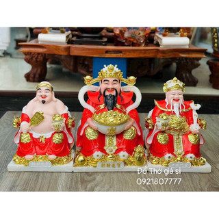 Thần tài thổ địa đá đỏ cao cấp