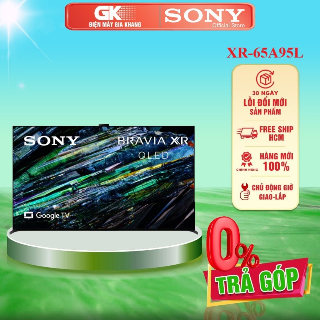 XR-65A95L - Google Tivi OLED Sony 4K 65 Inch XR-65A95L - BẢO HÀNH CHÍNH HÃNG - GIAO MIỄN PHÍ HCM