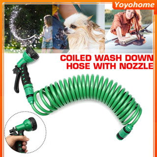 [🚚 Free shipping] Vòi tưới cây đa năng Garden - Vòi xịt nước tưới cây 5 chế độ - Lò xo co giãn chịu áp