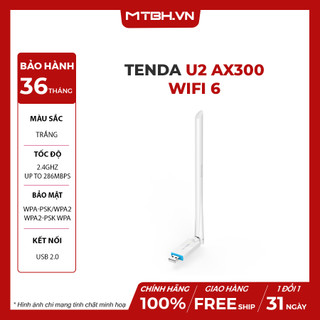 Usb wifi tenda u2 ax300 - wifi 6