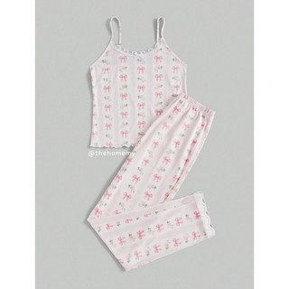 Set đồ ngủ coquette áo hai dây - quần dài