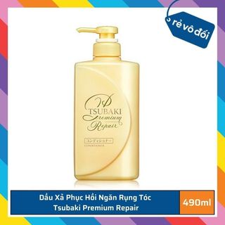 Dầu xả Phục hồi ngăn rụng tóc Premium Repair Tsubaki - Nhật Bản