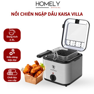 Nồi chiên ngập dầu Kaisa Villa cao cấp 2.5l Model JD 8041,bếp chiên nhúng điện đa năng tiện lợi