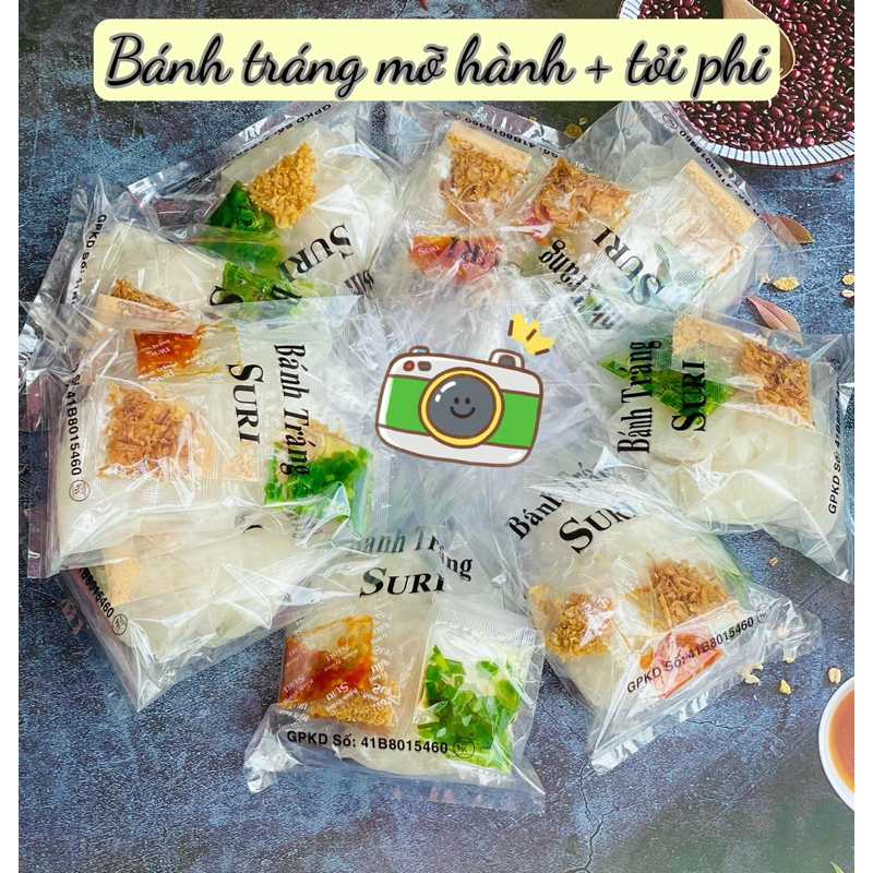 Bánh Tráng Suri Mỡ Hành Muối Tỏi