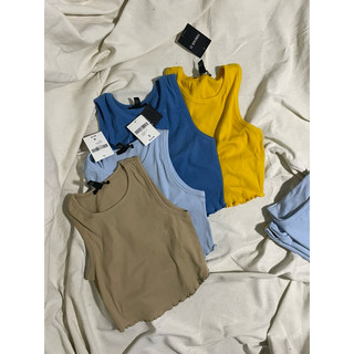 Áo thun balo crop top bo rip hiệu xuất xin
