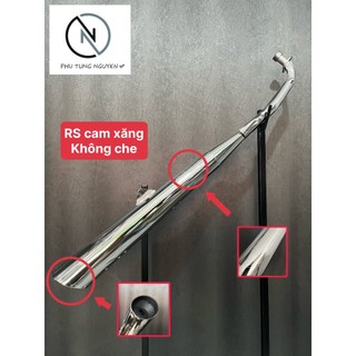 Pô xe wave RS , HÀNG CAO CẤP (móc cam xăng, pô zin êm có che pô, pô zin êm không che pô)