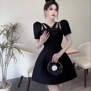 Váy tapta 4 dây hoa laze đá ngực