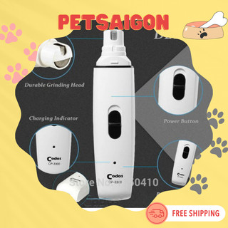 [CHÍNH HÃNG] MÁY DŨA MÓNG CODOS CP-3300 CHO CHÓ MÈO