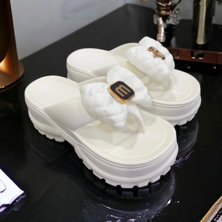 Dép nữ xỏ ngón đế cao 7cm cao cấp hàng chuẩn QC loại 1 chất liệu EVA siêu nhẹ êm chân D7730