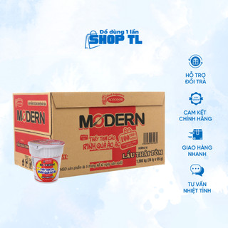 Thùng 24 ly mì Modern Lẩu Thái tôm