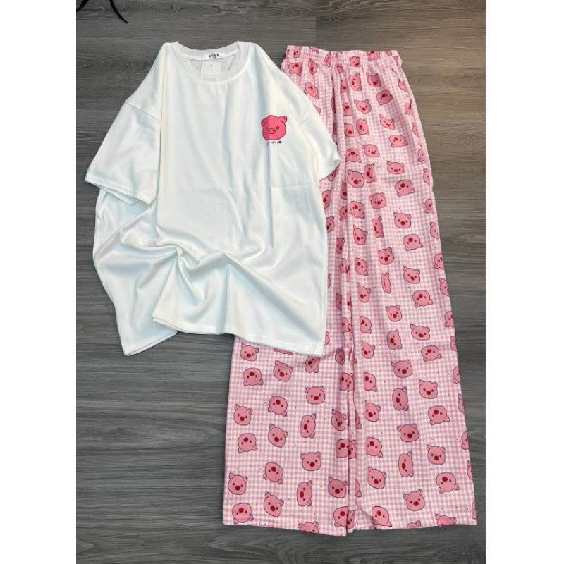 Bộ lợn quần DÀI, quần ĐÙI siêu nhẹ mát Haiphuc