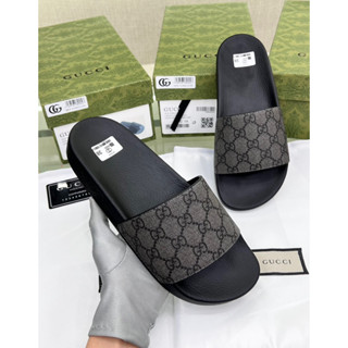 Dép boy phố, Dép nam DG đính Full đá quai ngang, Dép nam thời trang quai ngang phong cách giới trẻ Hot Nhất 2023