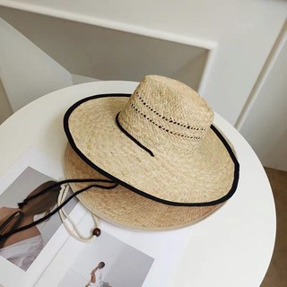 Nón chóp nam nữ nón cói đi biển vành rộng fedora panama cao cấp