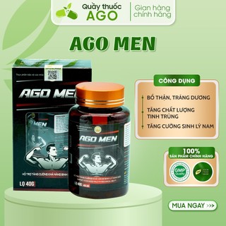 Ago Men - hỗ trợ bổ thận, tráng dương, tăng cường sinh lý nam giới, chậm mãn dục nam ..