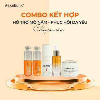 Combo hemo + chai cam số 1 + số 2 : điu tri nám nặng