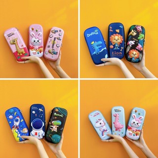 Hộp Đựng Bút 3D Hoạ Tiết Động Vật PK320 Cho Bé Trai, Bé Gái - TOPZKIDS