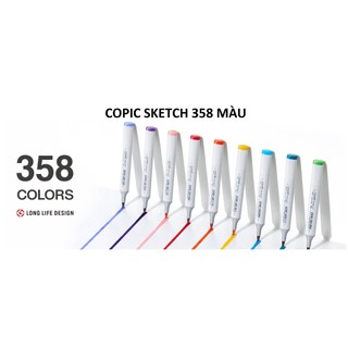 Bút màu Marker Copic Sketch hàng cao cấp ,nhắn shop mã màu