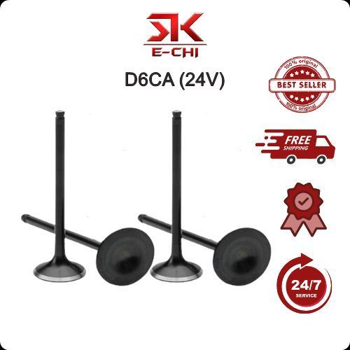 Xupap D6CA (24V), D6CB HYUNDAI chính hãng engine valve cho cơ khí động cơ tiện -ECHI