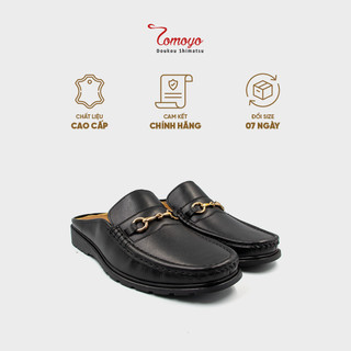 Giày Sục (Mule Shoes) Nam Da Thật Kiểu Dáng Thanh Lịch Tomoyo TMN24201