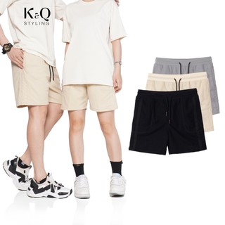  Quần đùi thun nam nữ KQSTYLING vải pique dày dặn thoải mái cao cấp 