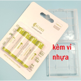 Pin sạc AA vỉ 4viên Kiwi 3300mAh(kèm hộp nhựa)