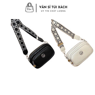 sai 20 vừa điện thoại - Túi nhiều ngăn , túi bụng nữ đeo chéo đeo vai dây vải bản to thời trang