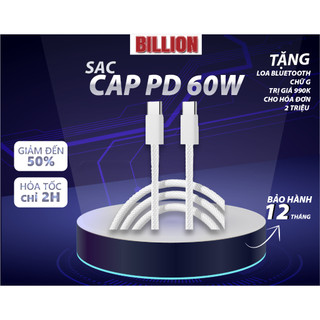 Dây Cáp Sạc Nhanh PD Type C 60w Cho ip15 15plus 15pro max mac .
