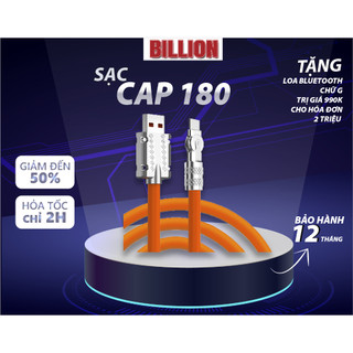 Cáp Sạc Nhanh 120W 6A Xoay 180 Độ Bằng Silicon Dành Cho Samsumg iP .