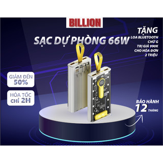  Sạc Dự Phòng 20000mAh 66W Tích Hợp 4 Cổng Sạc Tiện Lợi Sạc Siêu Nhanh, Có Màn LED Siêu Đẹp .