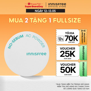 Phấn Phủ Kiềm Dầu Giữ Ẩm INNISFREE No Sebum AC Powder 5g