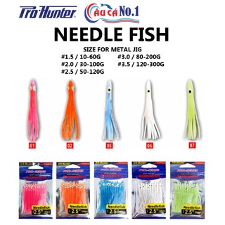 Râu mực làm lưỡi jig prohunter needle fish