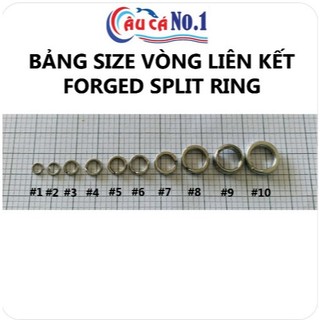 KHOEN RING CÂU CÁ - KHOEN HỞ/ VÒNG LIÊN KẾT PROHUNTER FORGED SPLIT RING