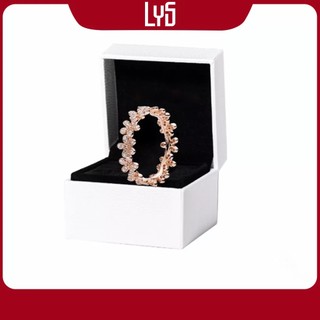 Nhẫn bạc nữ Lys Moments Stone Attach Chrysanthemum Ring 8044 Fullbox