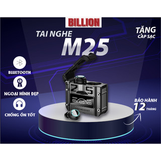 Tai Nghe Bluetooth M25 Gaming âm thanh tốt, độ trễ thấp, pin trâu 5-6 tiếng, chống ồn, thích hợp chơi game BILLION
