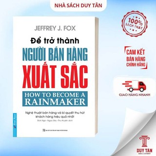 Sách - Để trở thành người bán hàng xuất sắc - First News