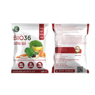 BIO 36 Siêu Dưỡng Quả Hỗ Trợ Làm Ngọt, Chống Sượng, Dày Cơm, Chống Rụng Nứt Quả (500g) ( MUA 3 TẶNG 1)