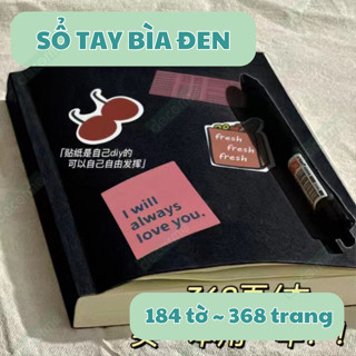 Sổ tay ghi chú vintage A5 giấy trơn LITATOYS sổ tay ghi chép dán gáy bìa kraft 368 trang giấy 100gsm