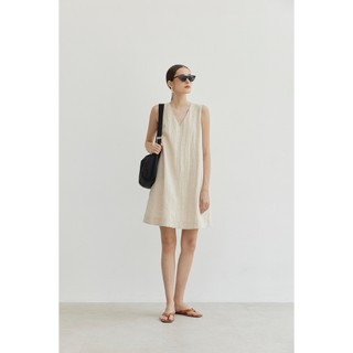 Nosbyn - đầm ngắn cổ v - n404-d001
