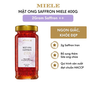 Mật ong saffron miele 400g