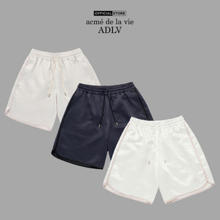 Quần Short Nam ADLV Satin Semi Boxing Dáng Suông Màu Đen/Kem/Trắng ngà - Hàng chính hãng