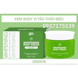 Kem body kích trắng da vi tảo thảo mộc 2mskin 200g