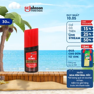 Kiwi Xi bóng nước đánh giầy Màu Nâu 30ml