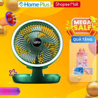 Quạt Có Đèn Gấp Gọn Sạc USB Mini Folding Fan Mẫu Mới 2024 - ONEBI