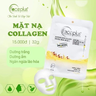 Mặt nạ faceplus dưỡng trắng da bơ -collagen 32g
