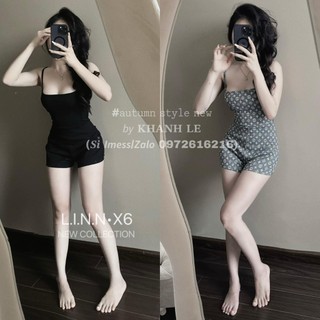 Jumpsuit 2s họa tiết sexy thời trang hè cho nữ QCL1 LuciK Shop JS0002