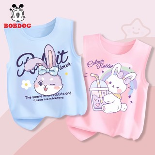 Áo ba lỗ bé gái bobdog,áo thun 3 lỗ bé gái in hình cho bé