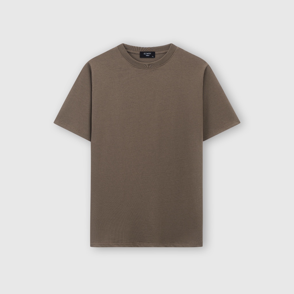 Áo thun nam ROWAY vải Cotton thoáng mát, thấm hút, phông trơn | BigBuy360 - bigbuy360.vn