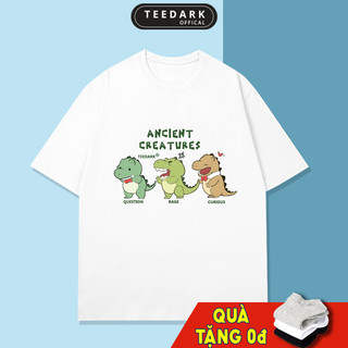 Áo thun unisex tay lỡ in hình by TEEDARK chất cotton không xù, Áo phông nam nữ form rộng