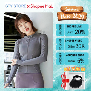 Áo Chống Nắng Thể Thao Body STY Chất Thun Lạnh Ôm Sát Co Giãn Tôn Dáng Thời Trang Thấm Hút Mồ Hôi